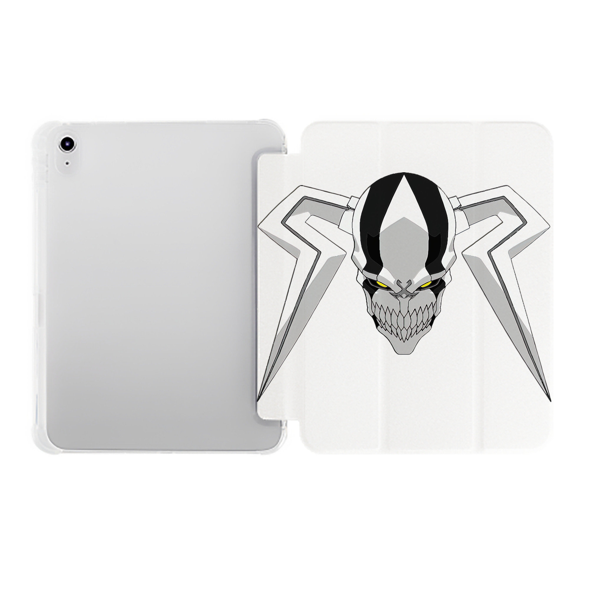 （画像用） ブリーチ 黒崎一護（くろさき いちご）BLEACH Kurosaki Ichigo IPad ケース ペン収納付き 三つ折りスタンド PUレザー×シリコン 対応機種9.5/10.5/10.9インチ